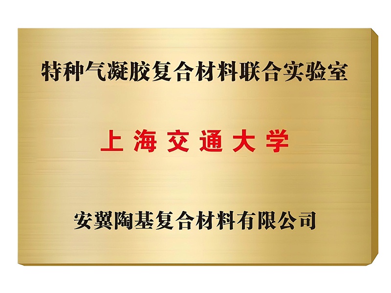 上海交通大學特種氣凝膠復(fù)合材料聯(lián)合實驗室