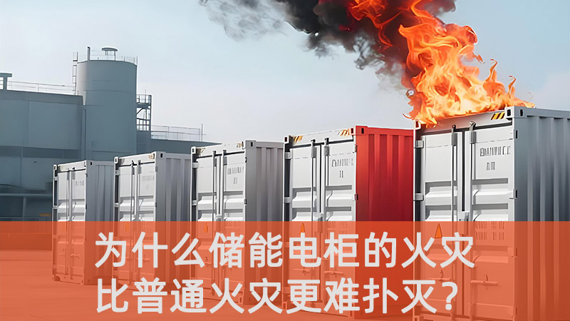 為什么儲(chǔ)能電柜的火災(zāi)，比普通火災(zāi)更難撲滅？